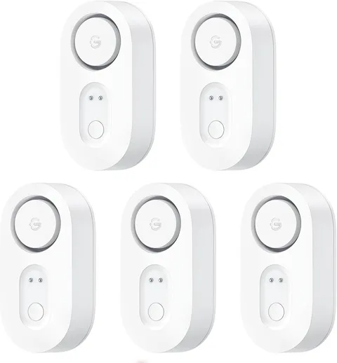 GoveeLife Water Leak Detector 5 Pack with 105dB Adjustable Alarm, Dual Sensor
