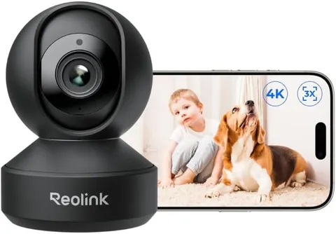 REOLINK 4K Pan & Tilt Dual-Band Wi-Fi 6 Indoor Security Camera with 3X Optical Z