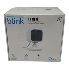 Blink Mini Indoor Plug-In HD Smart Security Camera Two Way Audio Motion NEW