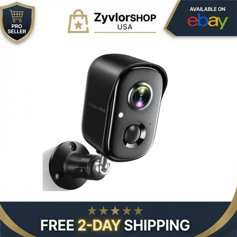 VISION WELL 2K Wireless Outdoor Security Camera, AI Motion Detection, Waterproof