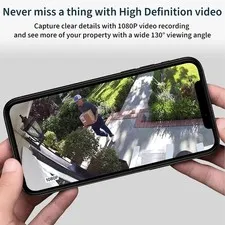 Arlo Essential Spotlight Camera - Wireless Security, 1080p Video, Color -  White