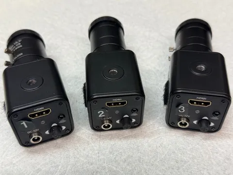 LOT OF 3 – MOKOSE HDMI Cameras: HD 1080P 60FPS, 5-50mm Telephoto Zoom, HDC10