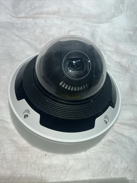 Hanwha XNV-6083RZ 2MP AI IR Outdoor Vandal Dome PTRZ PoE+ IP Camera Pre-Owned