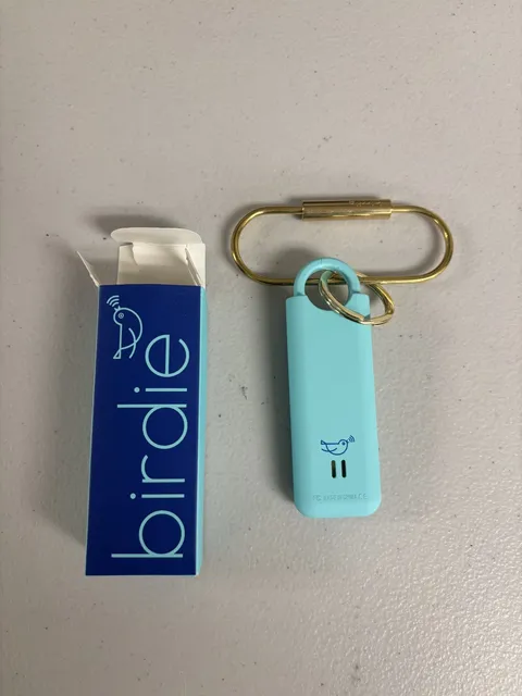 She's Birdie Personal Safety Alarm Keychain – Aqua – 130dB Siren & Strobe Light