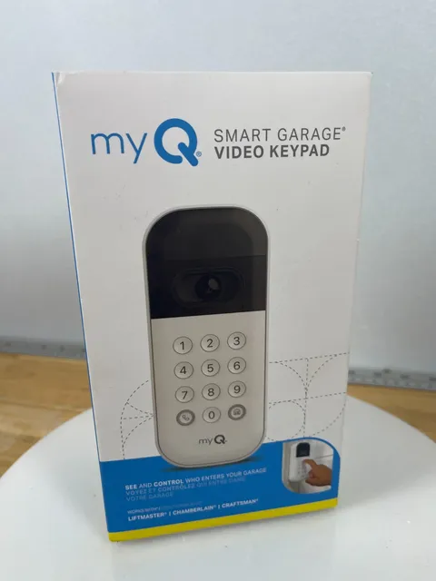 myQ Smart Garage Video Keypad Camera WiFi VKP1-MYQ Tested Complete Open Box
