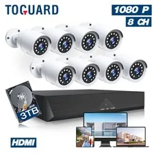 Toguard SC35 Security Camera System 8 Channel 1080P with 8 Cameras (SC35XAXXUS)™