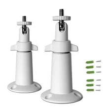 2 Pack Security Camera Wall Mount Bracket 1/4" Adjustable Mount