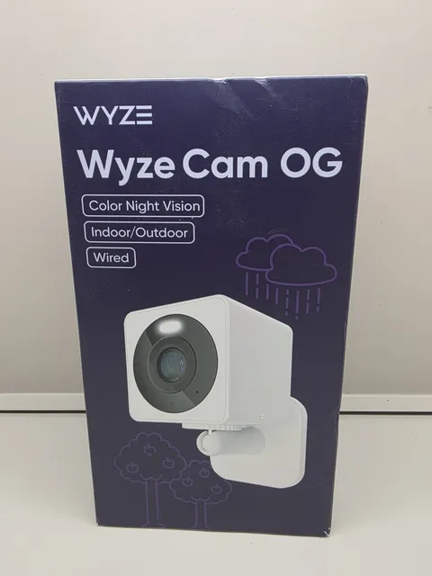 NEW Wyze Cam OG, Wired In/Outdoor 1080p HD Smart Home Security Camera WYZECGS-RB
