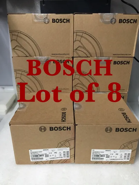 Lot 8 BOSCH NDI-4502-A-A FLEXIDOME IP 4000i Cameras 3-9mm 2MP 1080P Full HD NEW!