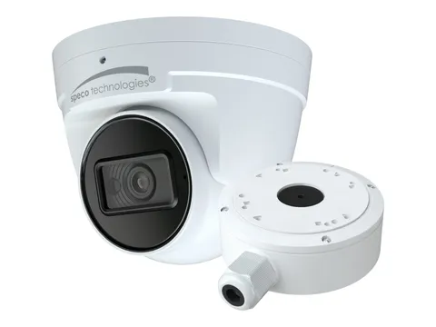 Speco 0115-1132 4mp H.265 Ip Turret Camera With Ir,wdr, 2.8mm Fixed Lens, Ndaa,