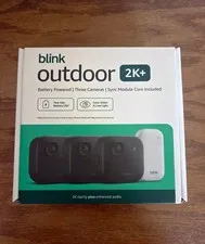 BLINK OUTDOOR 2K+ WIRELESS SECURITY CAMERA 3 CAMERA SYSTEM  NEW/SEALED BCM00900U