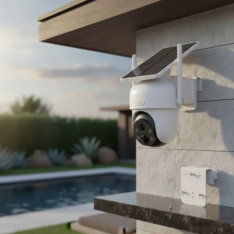 Gutter Mount for AOSU Solar Security Cameras Outdoor Wireless(SolarCam D1 Classi