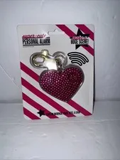 Personal Alarm Keychain Pink Heart By BlingSting New Sealed