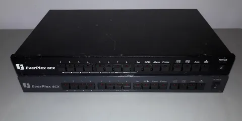 Lot of 2 Pcs Everplex 8CX multiplexer/NTSC EP260/-08