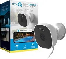 Chamberlain myQ Smart Outdoor Wired Camera 1080p HD Security Surveillance System