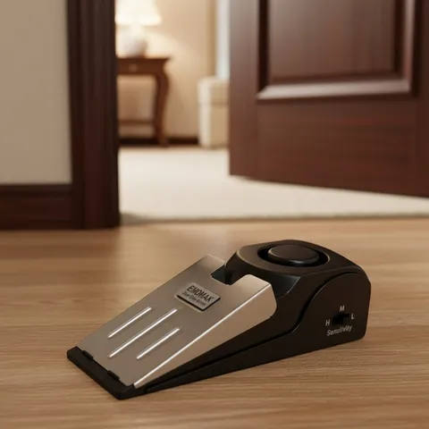 4-Pack Door Stop Alarms with 120DB Siren - Ultimate Security for Home & Travel