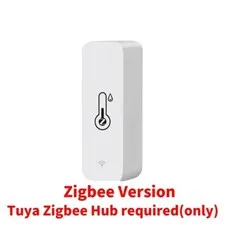 Tuya Zigbee Temperature Humidity Sensor Remote Monitor For Smart Home Hygrometer