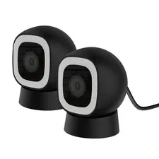Luna 2K AI Wired Cameras for Home Security Outdoor/Indoor, 2.4GHz Wi-Fi, Smar...