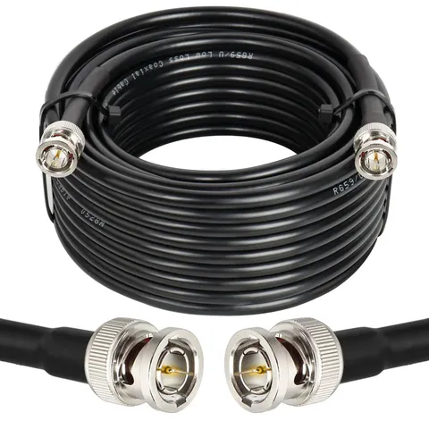 XRDS -RF 35FT SDI Cable, BNC Male Digital Video Cable 75 Ohm 35 FT, Black