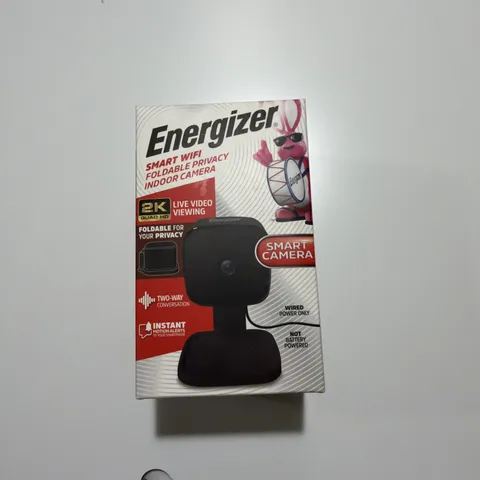 Energizer Connect Smart Wi-Fi 2K Foldable Indoor Camera, White EIX1-1005-2KW