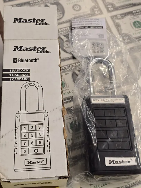 Master Lock 6400LJENT Professional Bluetooth Smart Padlock Bluetooth New*