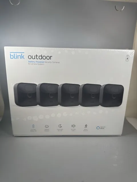 New Blink Outdoor 5-Camera Battery-Powered Security System w/ Sync Module 2