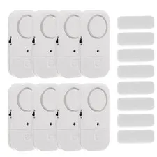 Window and Door Alarm for Kids Safety, 8 Pack Personal Security for Pool, Bur...