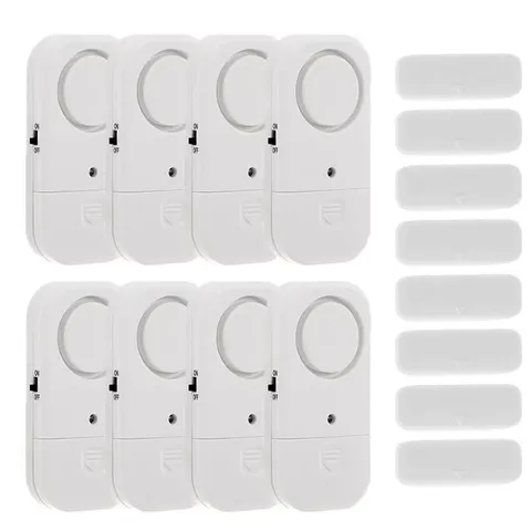 Window and Door Alarm for Kids Safety, 8 Pack Personal Security for Pool, Bur...