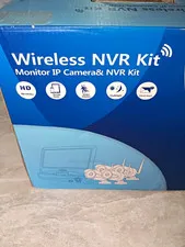 Hiseeu Wireless Wi-Fi LCD NVR Security System Kit 4 Cameras Motion Remote