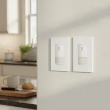 Matte White Single Pole Occupancy Motion Sensor Light Switch, Need Neutral Wi...