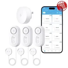 GoveeLife Smart Water Leak Detector 1s 3 Pack Gateway