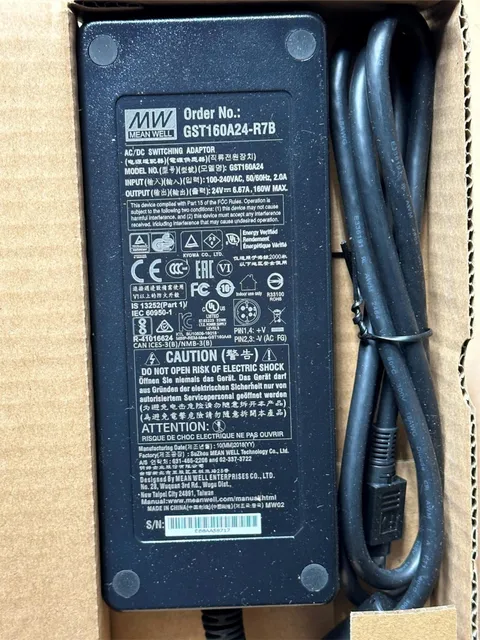 NEW Mean Well GST160A24 160W 24V 6.67A AC-DC Power Supply