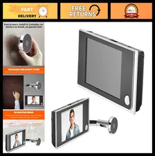 Mini HD Digital Peephole Viewer Doorbell Security Camera - 3.5" LCD Screen, Indo