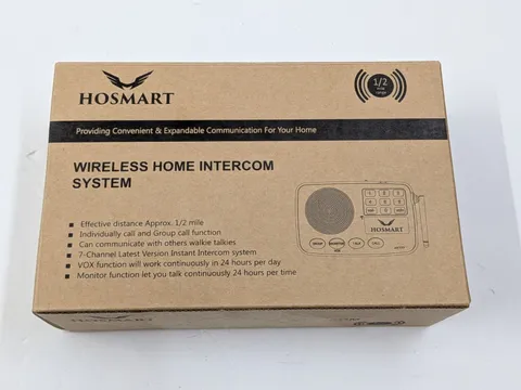 Hosmart Wireless Home Intercom System HY777 7 Channel VOX Function