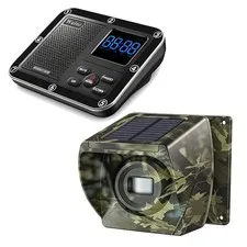 Wuloo 1/2Mile Wireless Driveway Alarms Alert System/Patrol Motion Detector