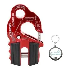 FACTOR55 UltraHook Winch Hook Integrated Shackle Pin Mount Recovery Towing 
