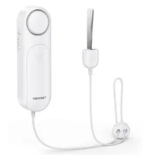 TECKNET Door Alarm for Handle, 130dB 3.1 × 10.1 × 1.8 cm, matte white