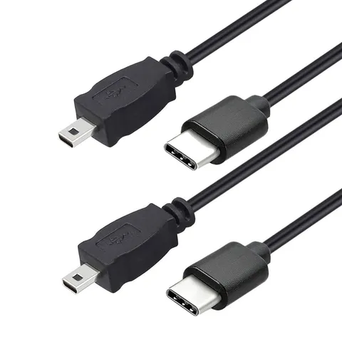 2 Pack USB Type C to UC-E6 USB-C to UC-E16 UC-E17 Data Transfer Cable Compati...