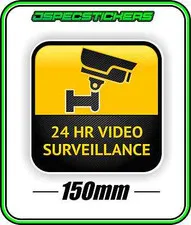 CCTV SECURITY STICKER WINDOW WARNING ALARM HOME BUSINESS VIDEO SURVEILLANCE  3