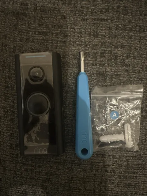 Ring Video Doorbell Wired Black 5AT3T5