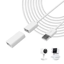 20ft Outdoor Extension Cable for Cameras, IP67 Waterproof, Compatible with Ca...