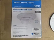 2GIG Smoke Detector Sensor P/N 2GIG-SDS1-345 Used