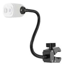 Gooseneck Clamp Camera Mount with 1/4" Screw, Clip Mounts for Handlebar, Desk...