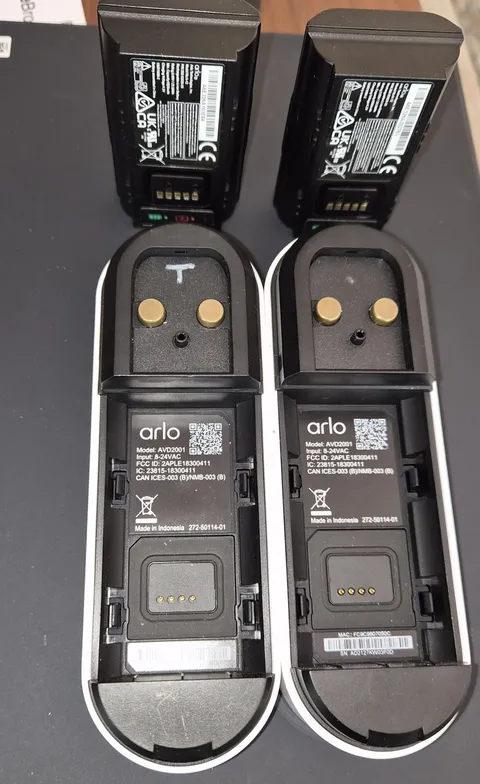 Set of 2 Arlo Essential Video Doorbells (AVD2001) with Batteries