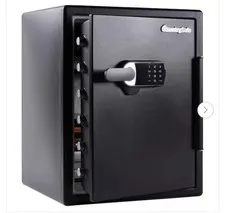 Lot of 2-SENTRY SAFE Model# SFW205TWC: Fireproof/Waterproof Safe/Alarm Equipped