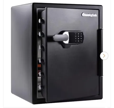 Lot of 2-SENTRY SAFE Model# SFW205TWC: Fireproof/Waterproof Safe/Alarm Equipped