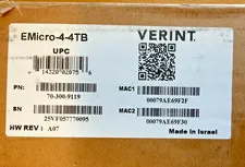 Verint EdgeVR Micro 4 Network Video Recorder (NVR)