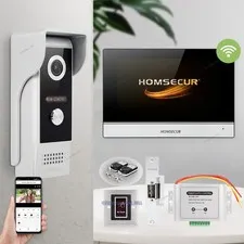 HOMSECUR 7" Waterproof WIFI HD Video Door Phone Intercom Doorbell Night Vision