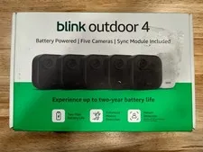 BRAND NEW BLINK Outdoor 4 (4th Gen) 5-Camera Security System w/ Sync Module Core