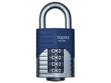 Squire Vulcan Open Boron Shackle Combination Padlock 60mm Boxed HSQVC60BX